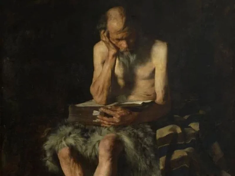 1852-Franz Sturtzkopf - L'eremita